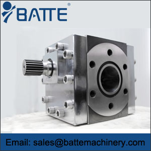 Gear pump for extrusion applications